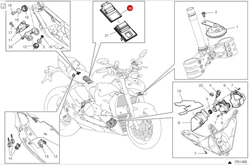 Ducati blackbox ecu - ducati, 38511514a