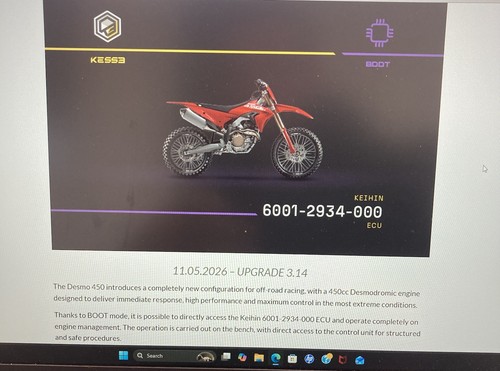 Ducati desmo 450 2025 ecu - ducati,